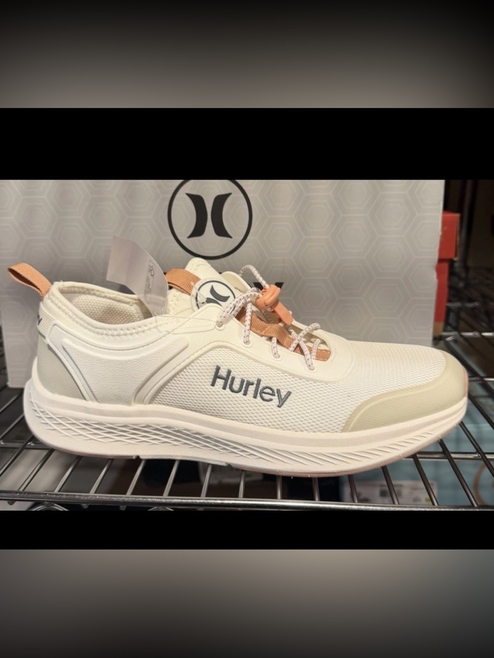 Hurley Women's ROSCANA Sneakers Bungee Slip On Shoes Size 8.5 M US